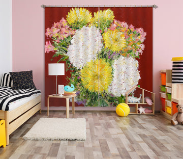 3D Bouquet 210 Allan P. Friedlander Curtain Curtains Drapes