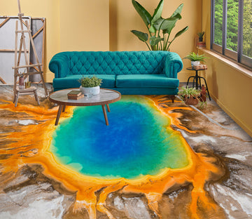 3D Four Colors Lake 164 Floor Mural  Wallpaper Murals Rug & Mat Print Epoxy waterproof bath floor