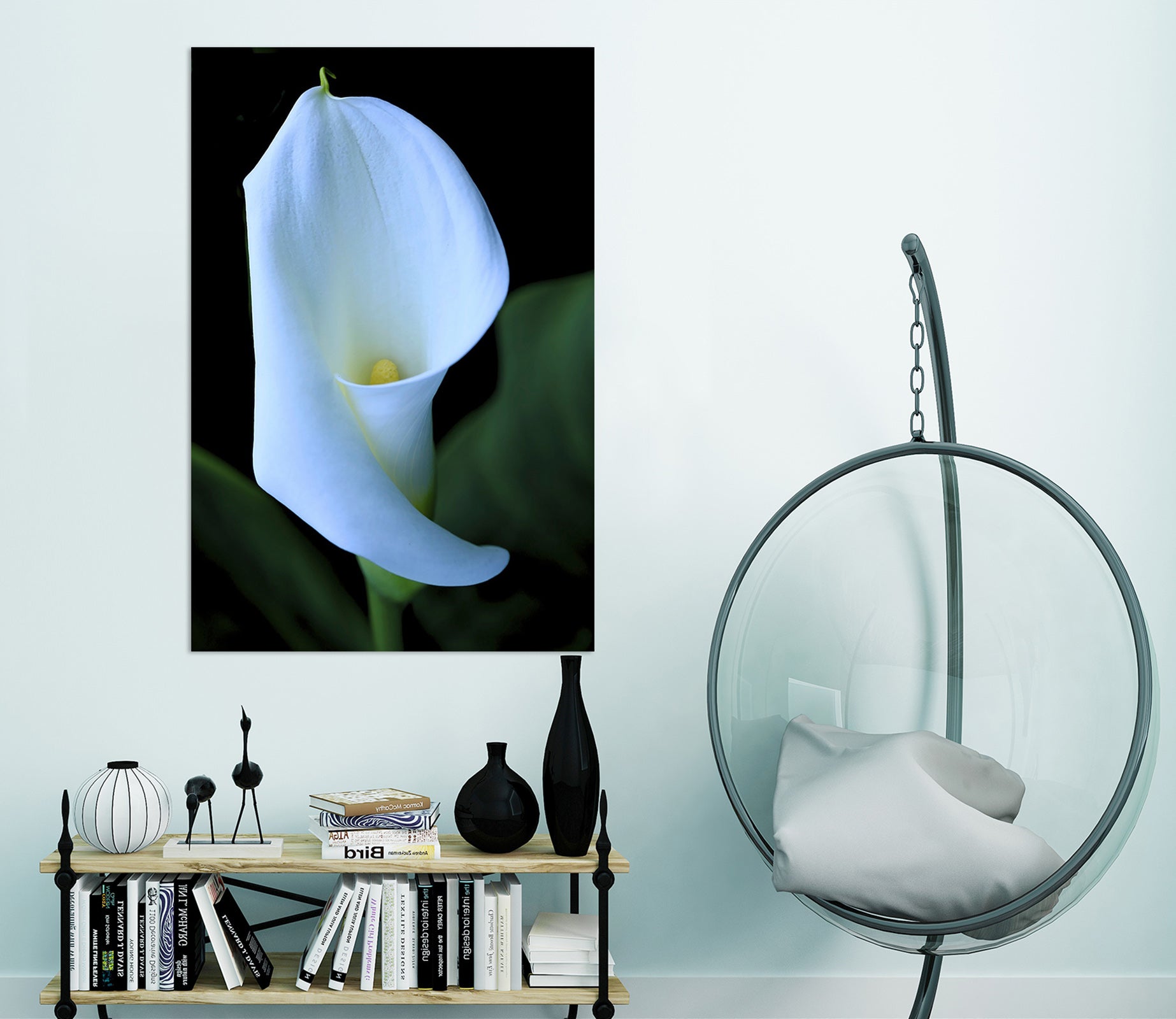 3D Lily Blossoms 044 Kathy Barefield Wall Sticker