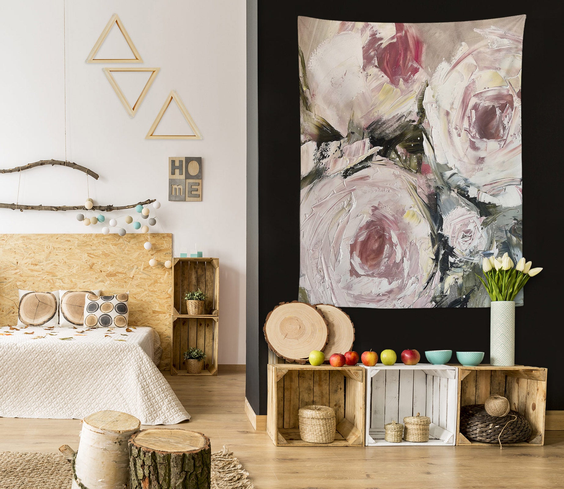 3D Art Flower 3443 Skromova Marina Tapestry Hanging Cloth Hang