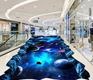 3D Universe Planet 287 Floor Mural  Wallpaper Murals Rug & Mat Print Epoxy waterproof bath floor