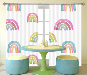 3D Painting Rainbow 120 Uta Naumann Curtain Curtains Drapes
