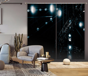 3D Bright Light 051 Noirblanc777 Curtain Curtains Drapes