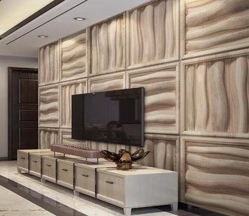 3D Wooden Geometry WG01 Wall Murals Wallpaper AJ Wallpaper 2 