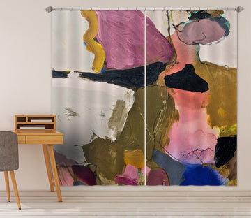 3D Color Graffiti 295 Allan P. Friedlander Curtain Curtains Drapes