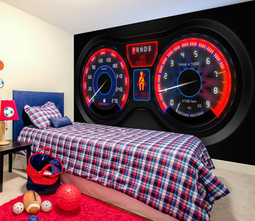 3D Car Dashboard 297 Vehicle Wall Murals