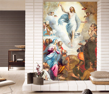 3D Angel In White 1617 Wall Murals