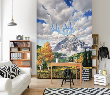 3D Autumn Echos 1402 Jerry LoFaro Wall Mural Wall Murals Wallpaper AJ Wallpaper 