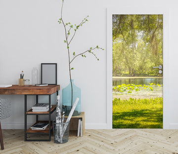 3D Lawn Trees 10844 Beth Sheridan Door Mural