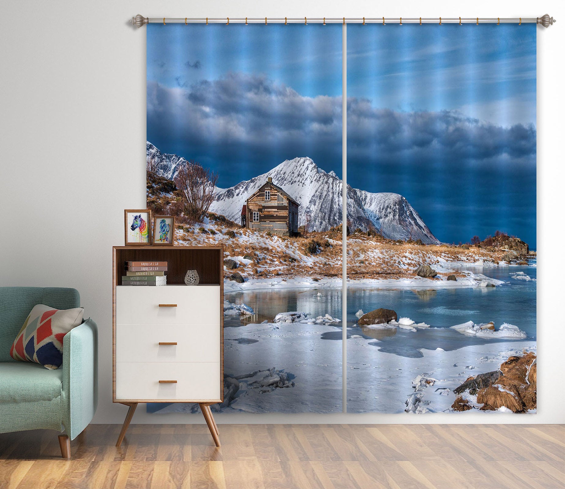 3D Gravel House 112 Marco Carmassi Curtain Curtains Drapes