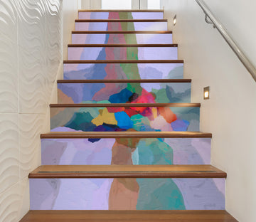 3D Colorful Pattern 104178 Michael Tienhaara Stair Risers