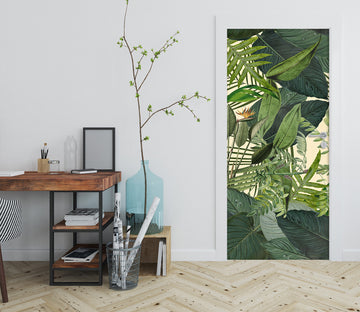 3D Jungle Leaves 11893 Andrea Haase Door Mural