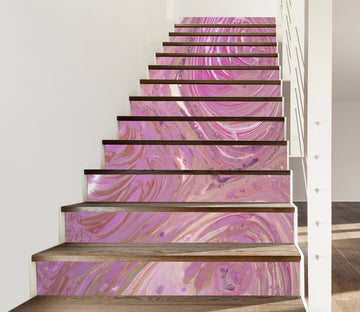 3D Pink Texture 90194 Valerie Latrice Stair Risers
