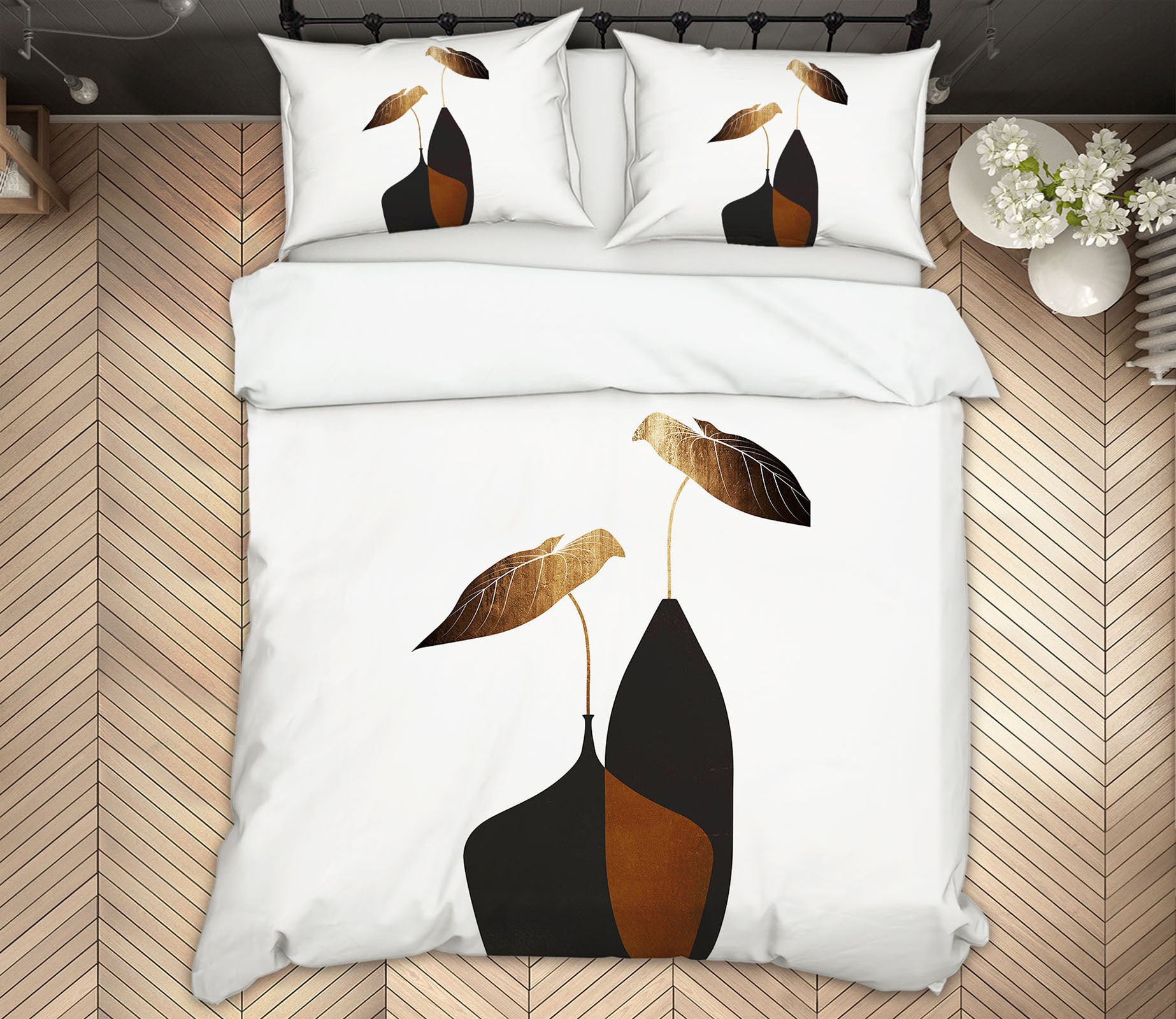 3D Sunshine Leaf 208 Boris Draschoff Bedding Bed Pillowcases Quilt