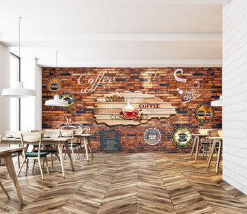 3D Coffee Tea 1935 Wall Murals