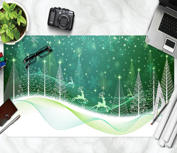 3D Hillside Wave 007 Desk Mat Mat AJ Creativity Home 
