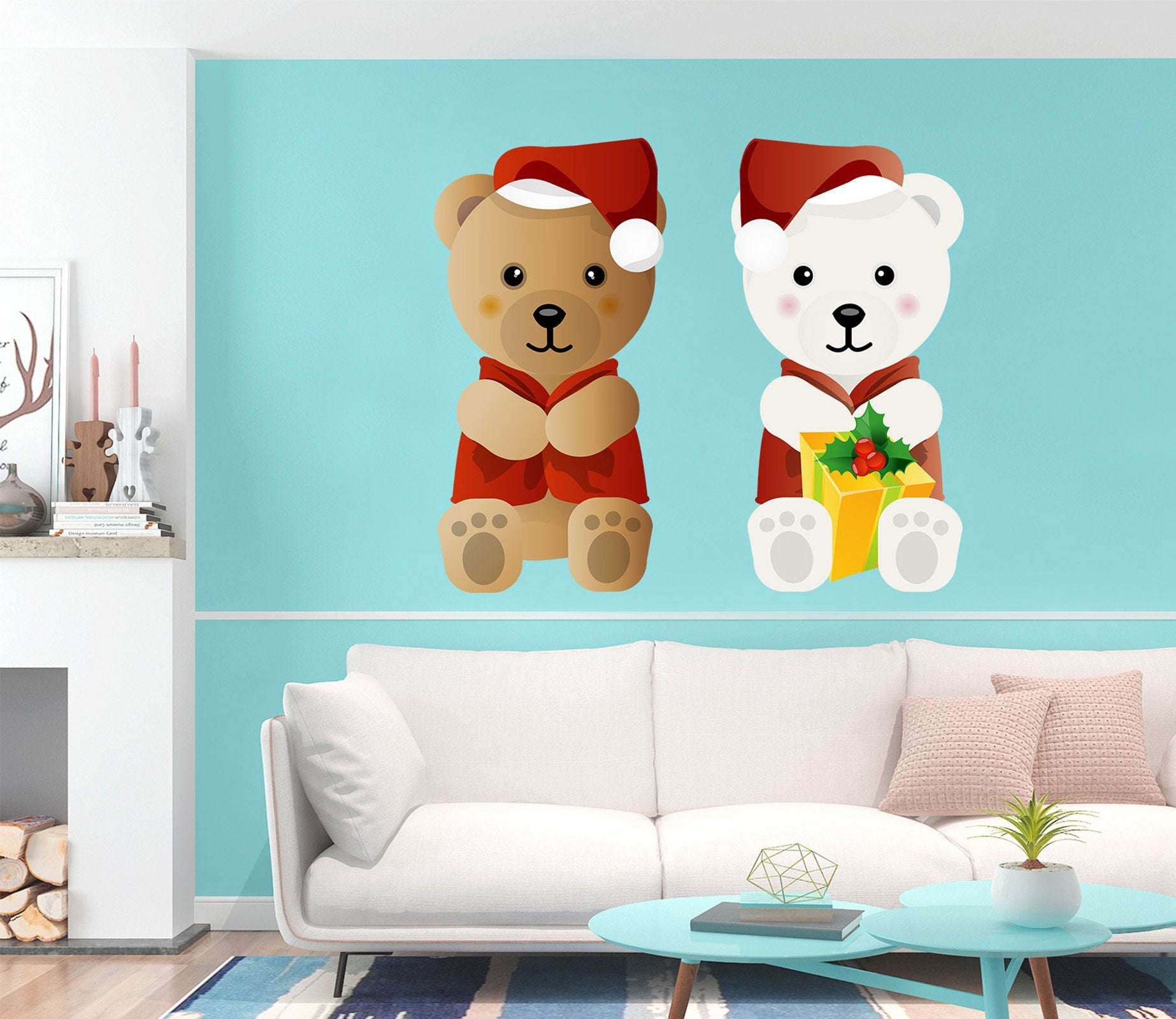 3D Teddy Bear Cute 46 Wall Stickers Wallpaper AJ Wallpaper 