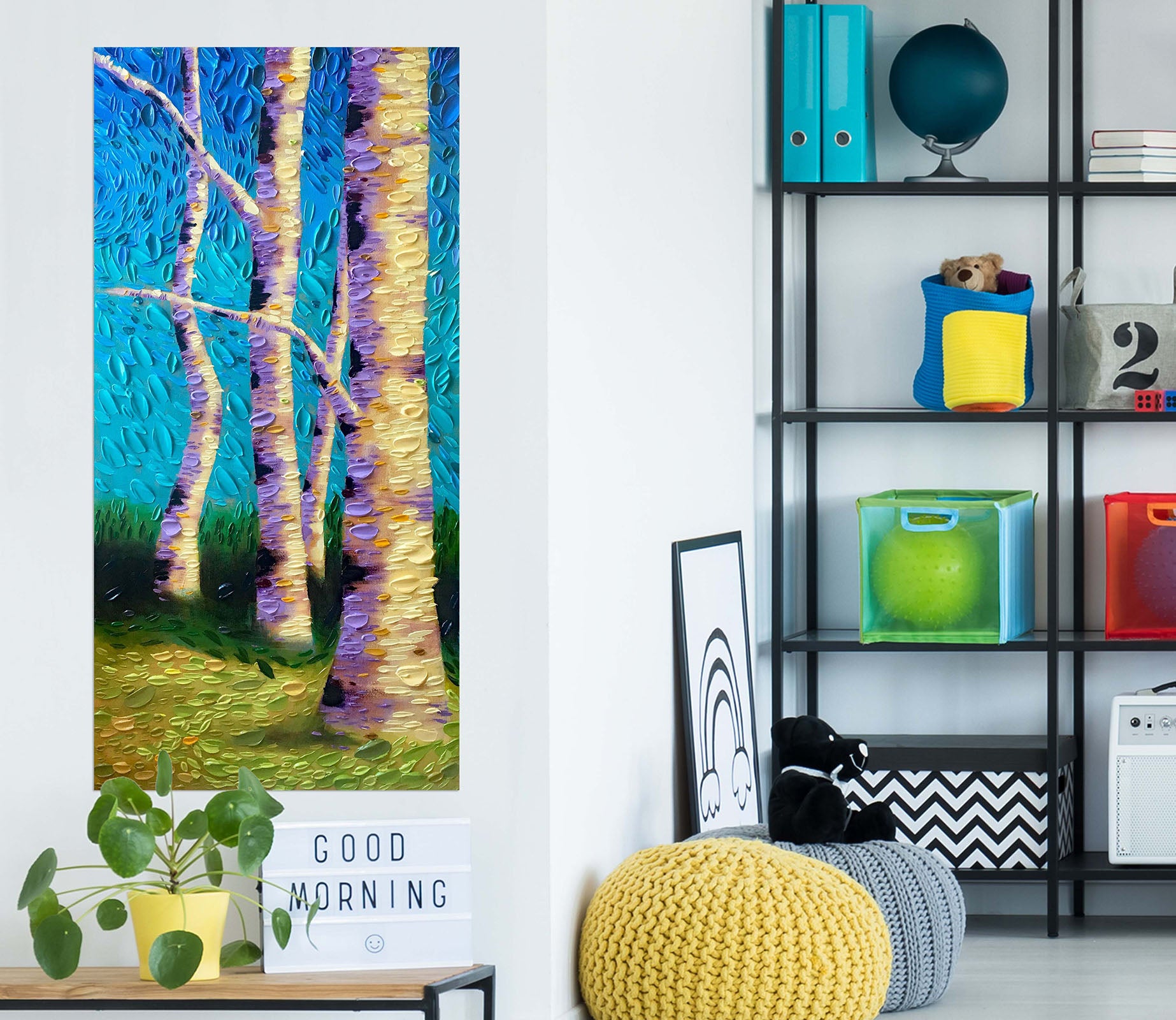 3D Garden Branches Mystery 037 Dena Tollefson Wall Sticker