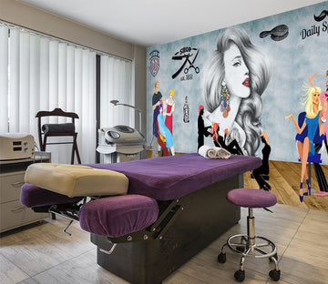3D Beautiful Girl 1556 Wall Murals