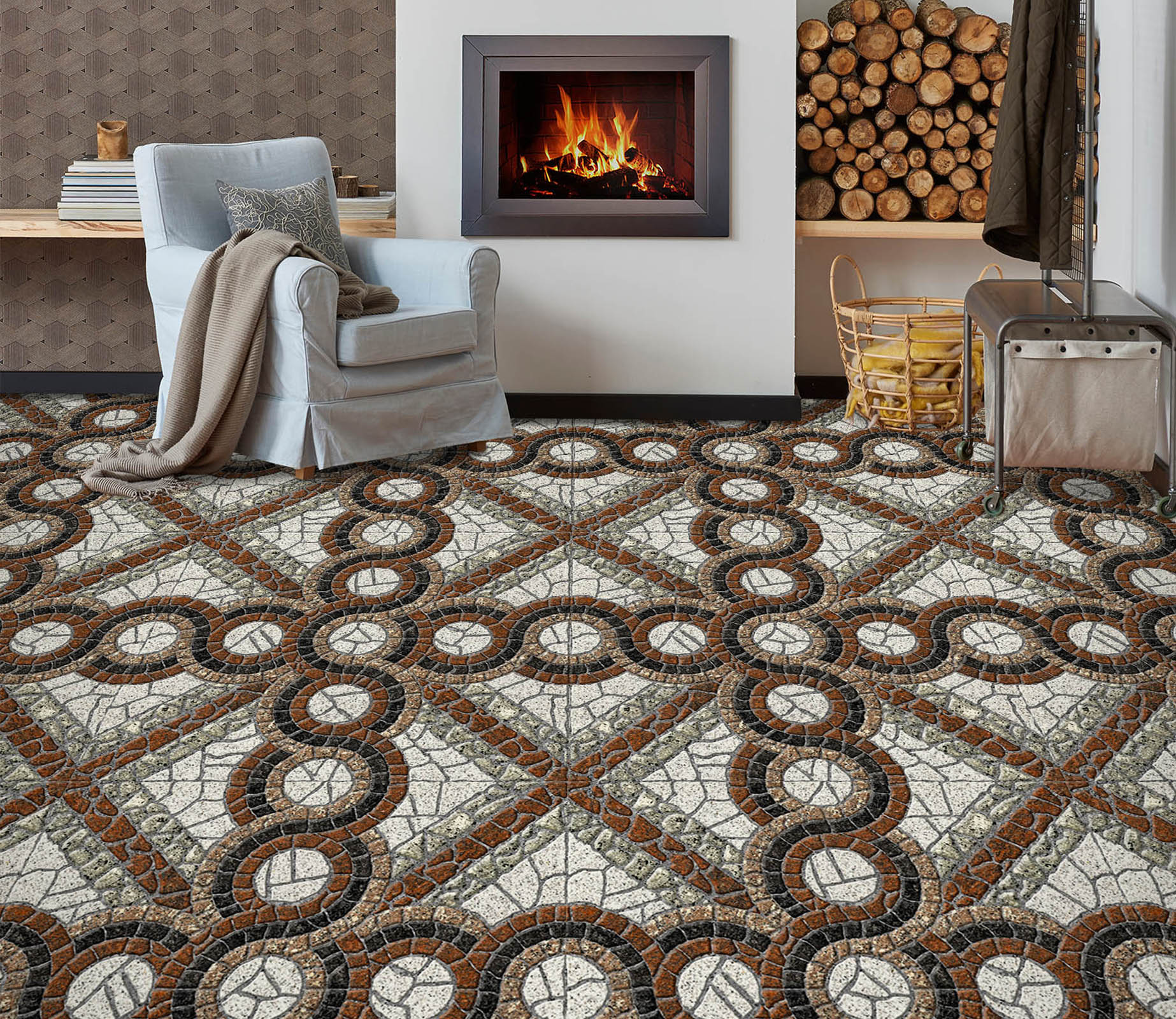 3D Round Combination 948 Floor Mural  Wallpaper Murals Rug & Mat Print Epoxy waterproof bath floor