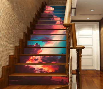 3D Strange And Beautiful Clouds 630 Stair Risers