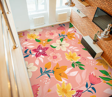3D Pretty Flower Art 1273 Floor Mural  Wallpaper Murals Self-Adhesive Removable Print Epoxy