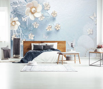3D Modern Flowers 1488 Wall Murals