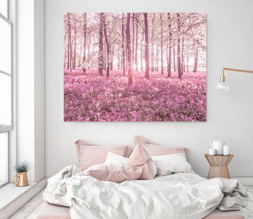 3D Pink Flower Sea 028 Assaf Frank Wall Sticker