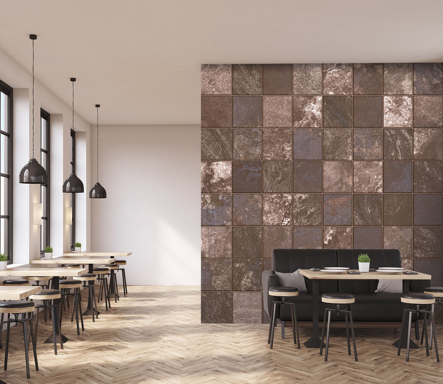 3D Square Mosaic 0102 Marble Tile Texture Wallpaper AJ Wallpaper 2 