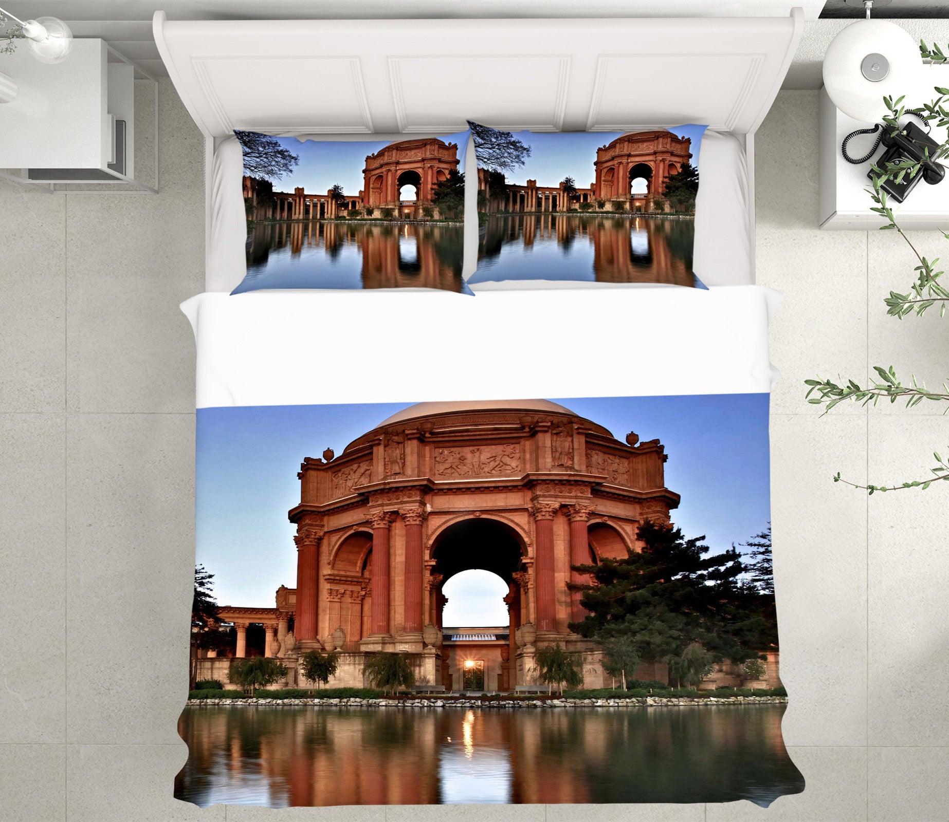 3D Castle By The Sea 2131 Kathy Barefield Bedding Bed Pillowcases Quilt