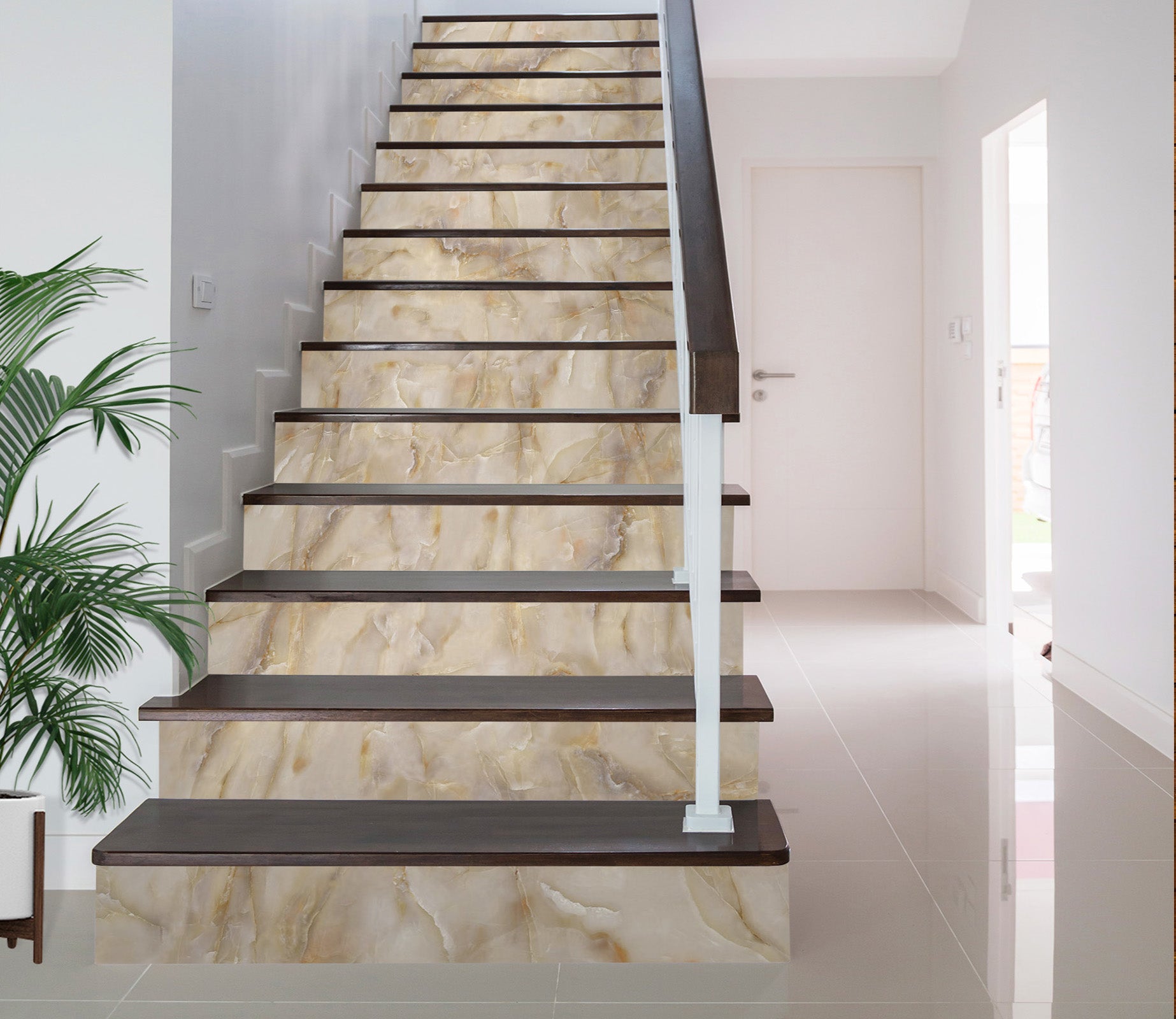 3D Wood Texture 565 Stair Risers