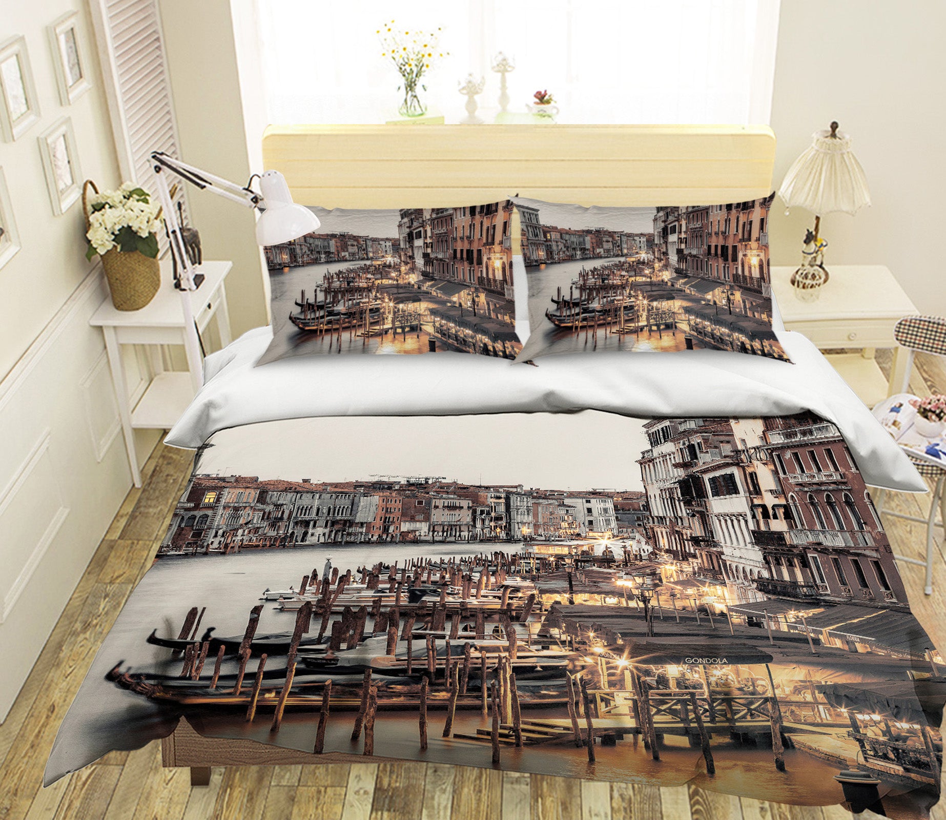 3D Venice City 7114 Assaf Frank Bedding Bed Pillowcases Quilt Cover Duvet Cover