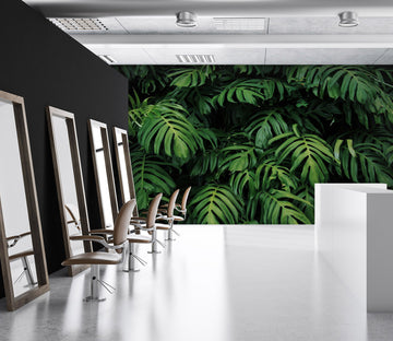 3D Jungle Leaves 395 Wall Murals