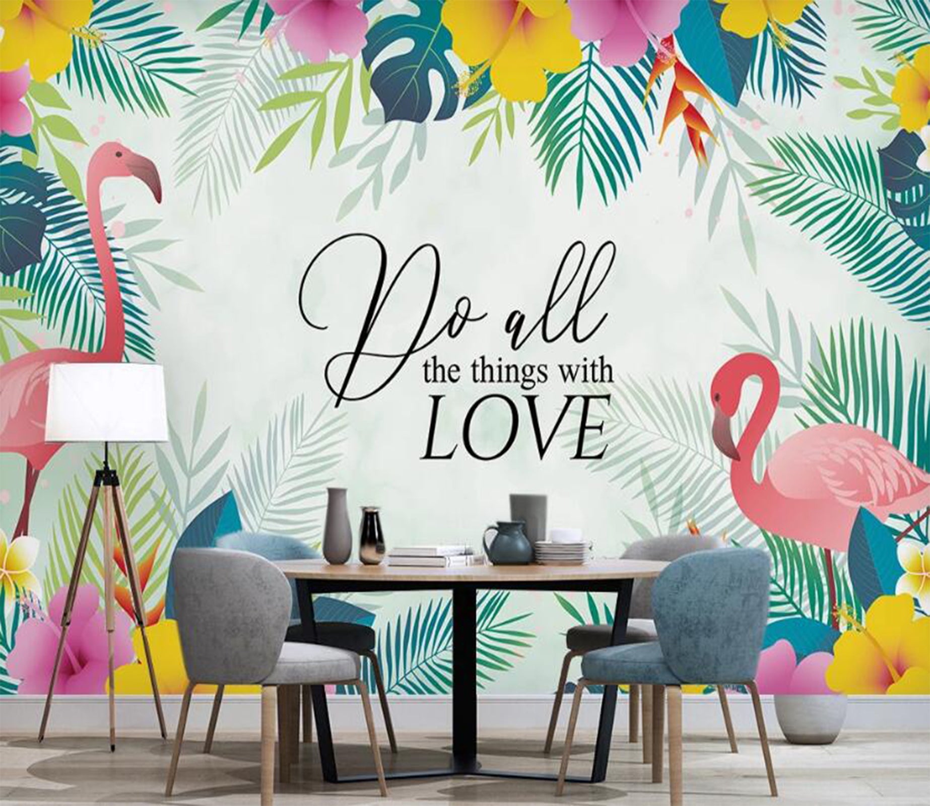 3D Love In The Spring 2424 Wall Murals