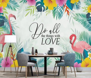 3D Love In The Spring 2424 Wall Murals