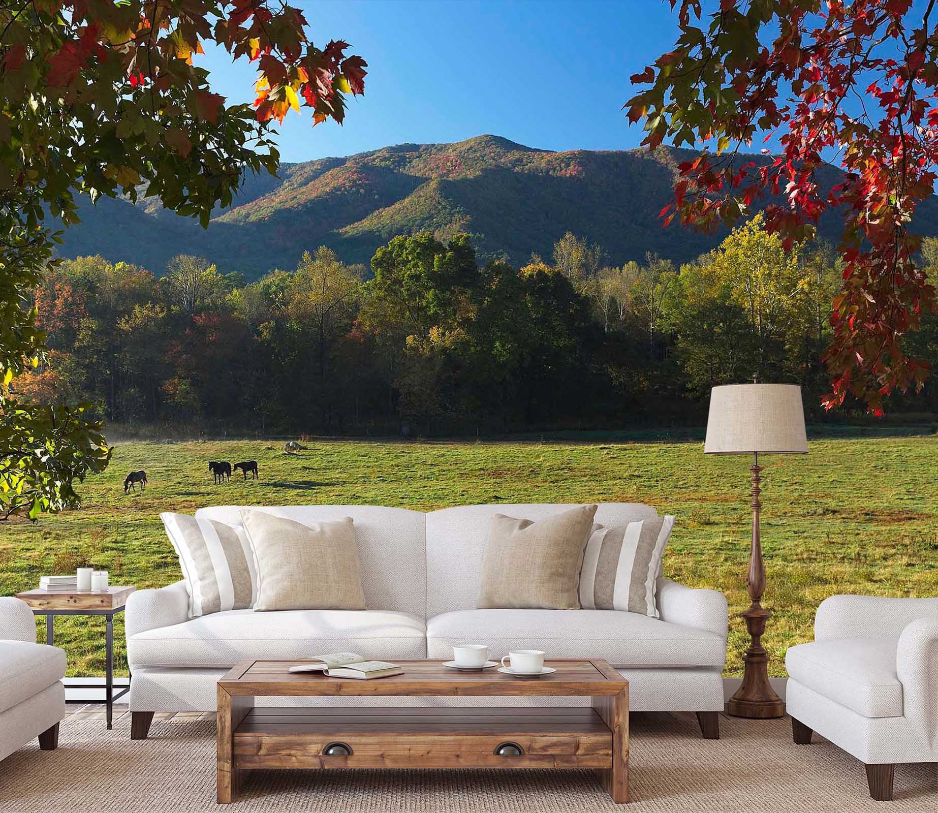 3D Valley Horse 111 Kathy Barefield Wall Mural Wall Murals