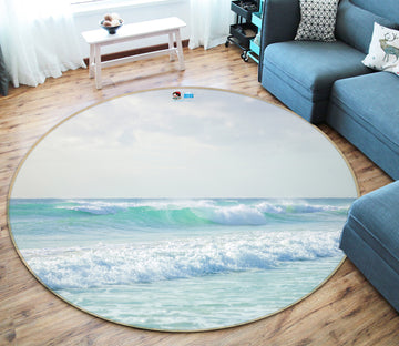 3D Beautiful Ocean 7537 Assaf Frank Rug Round Non Slip Rug Mat