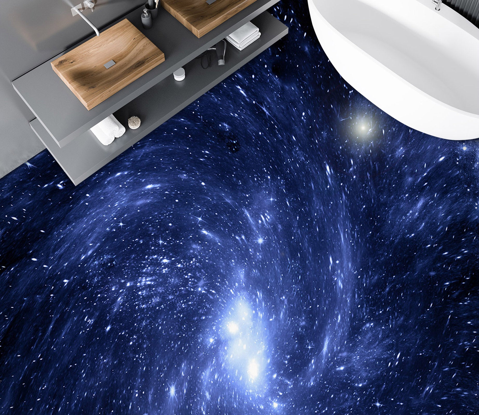 3D The Brilliance Of The Galaxy 595 Floor Mural  Wallpaper Murals Rug & Mat Print Epoxy waterproof bath floor