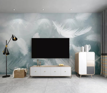 3D Feather Down WC2654 Wall Murals