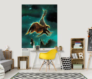 3D Eagle Galaxy 035 Vincent Hie Wall Sticker