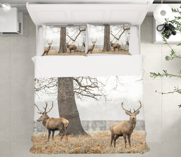 3D Tree Deer 85152 Assaf Frank Bedding Bed Pillowcases Quilt