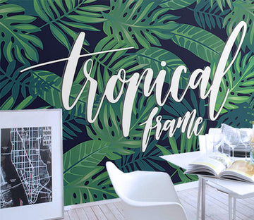 3D Green Plant WG249 Wall Murals