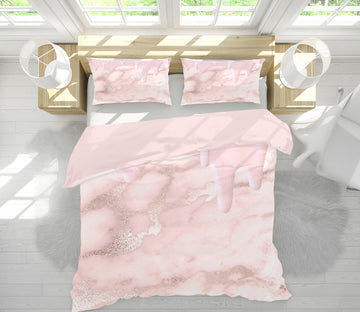 3D Light Pink Pigment 016 Uta Naumann Bedding Bed Pillowcases Quilt