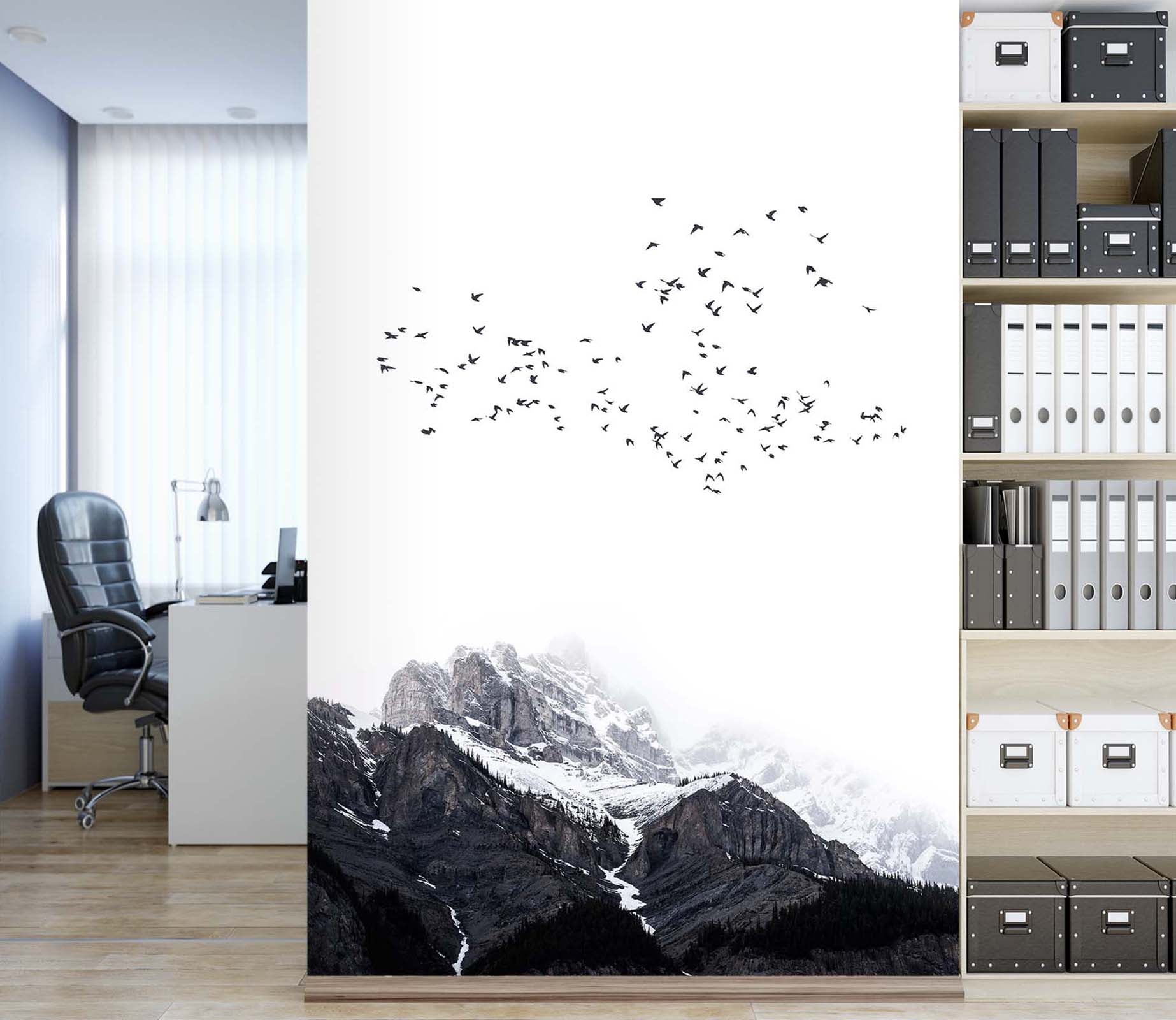 3D The Mountain 1420 Boris Draschoff Wall Mural Wall Murals