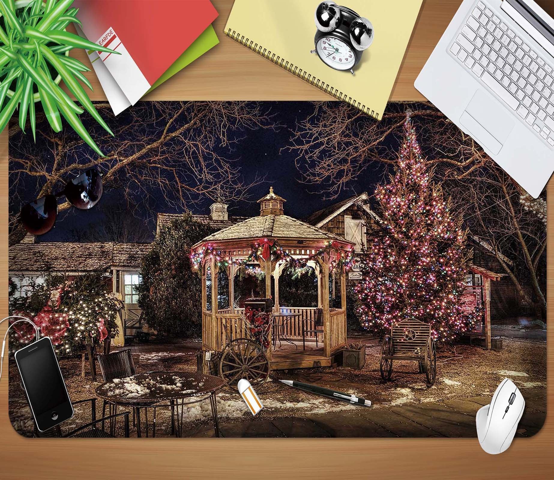 3D Christmas Decoration Pavilion 016 Desk Mat Mat AJ Creativity Home 