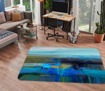 3D Blue Lake 1025 Michael Tienhaara Rug Non Slip Rug Mat