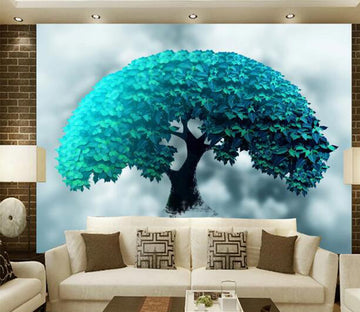 3D Round Tree WC1176 Wall Murals