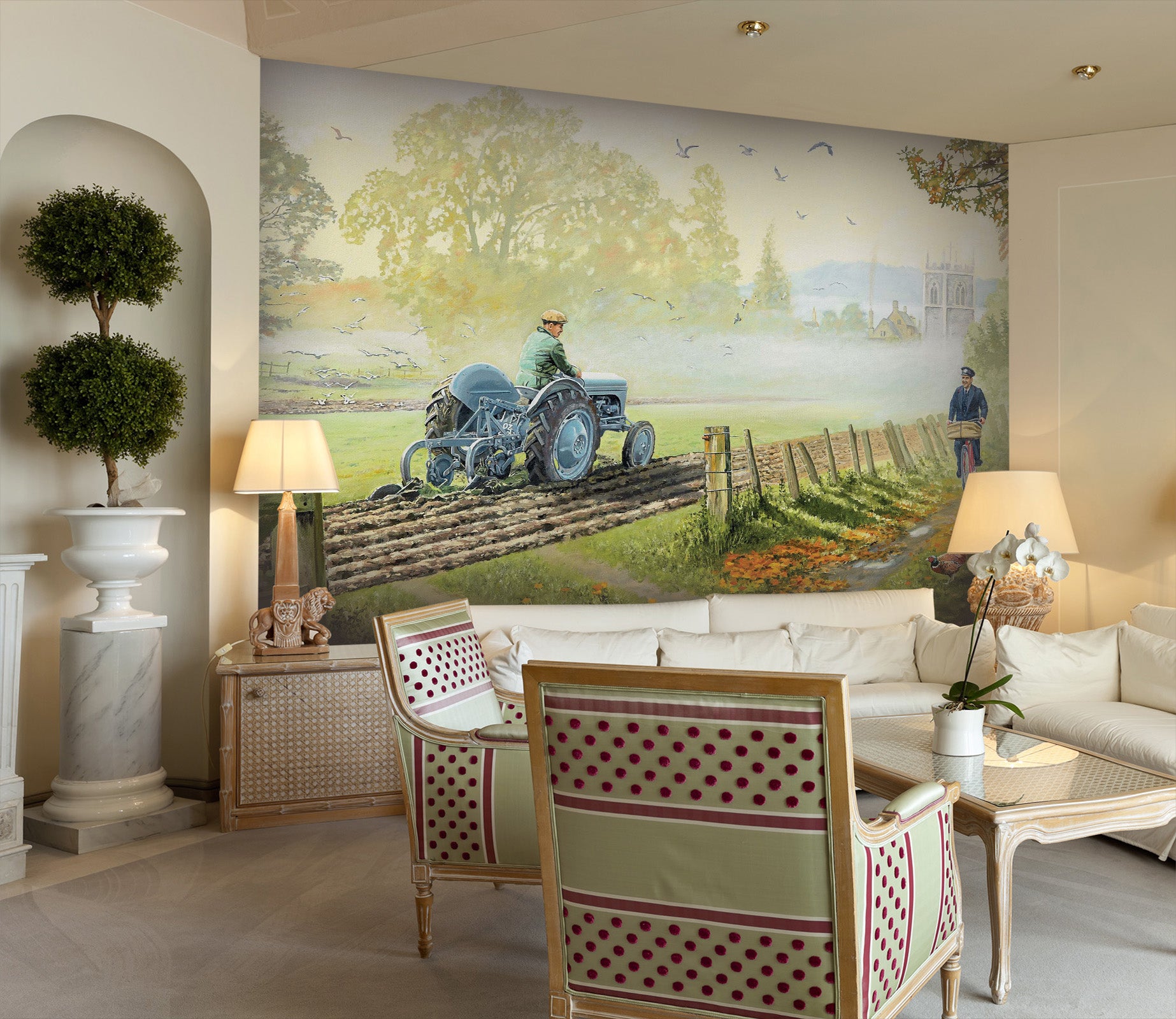 3D Early Birds 1022 Trevor Mitchell Wall Mural Wall Murals