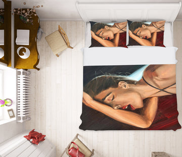 3D Beauty Woman 9796 Marina Zotova Bedding Bed Pillowcases Quilt
