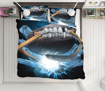 3D Underwater Wood Tooth 4060 Tom Wood Bedding Bed Pillowcases Quilt